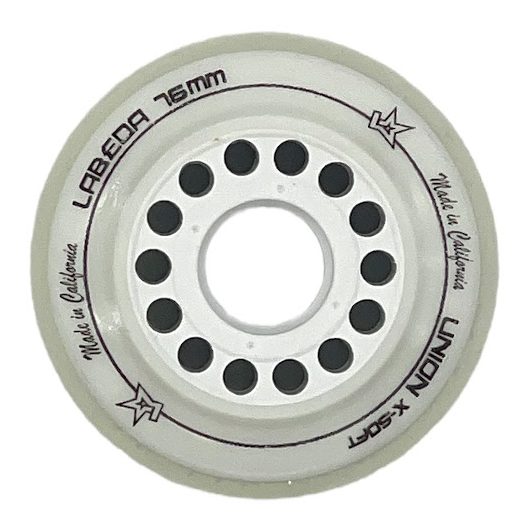 Labeda Roller Hockey Wheel Union X-Soft – White Blem