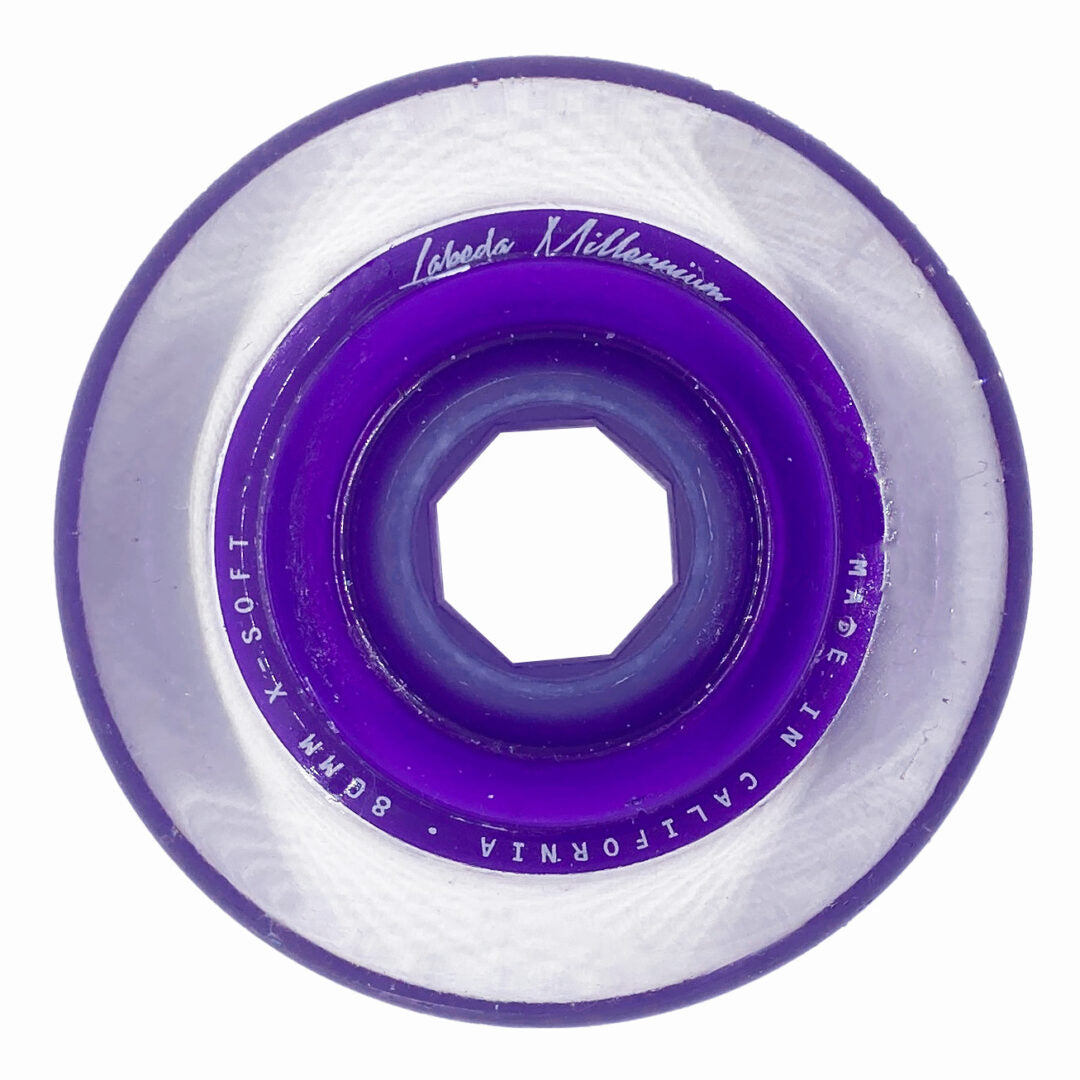 Labeda Roller Hockey Wheel Millennium X-Soft – Purple Blem