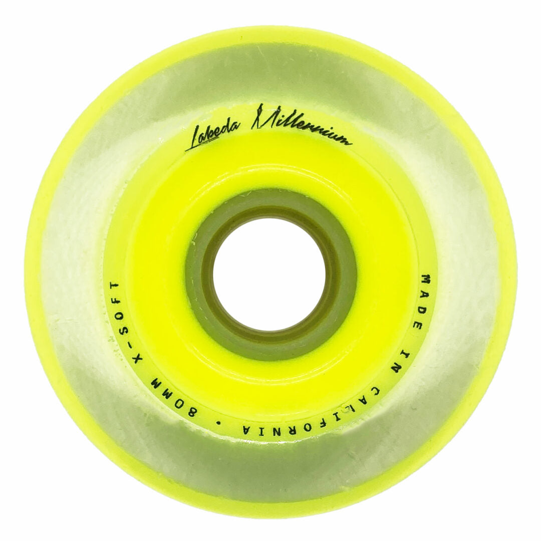 Labeda Roller Hockey Wheel Millennium X-Soft – Yellow Blem