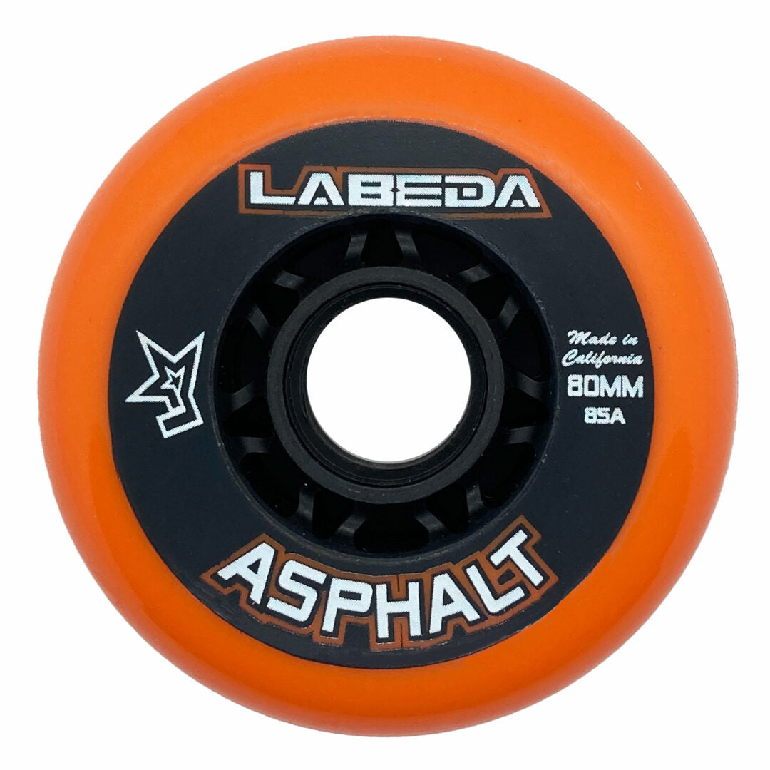 Labeda Roller Hockey Wheel Asphalt 85A – Orange Blem