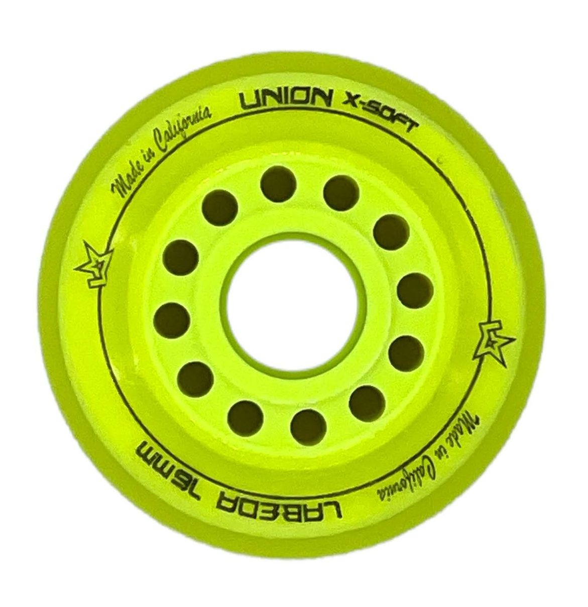Labeda Roller Hockey Wheel Union X-Soft – Yellow Blem