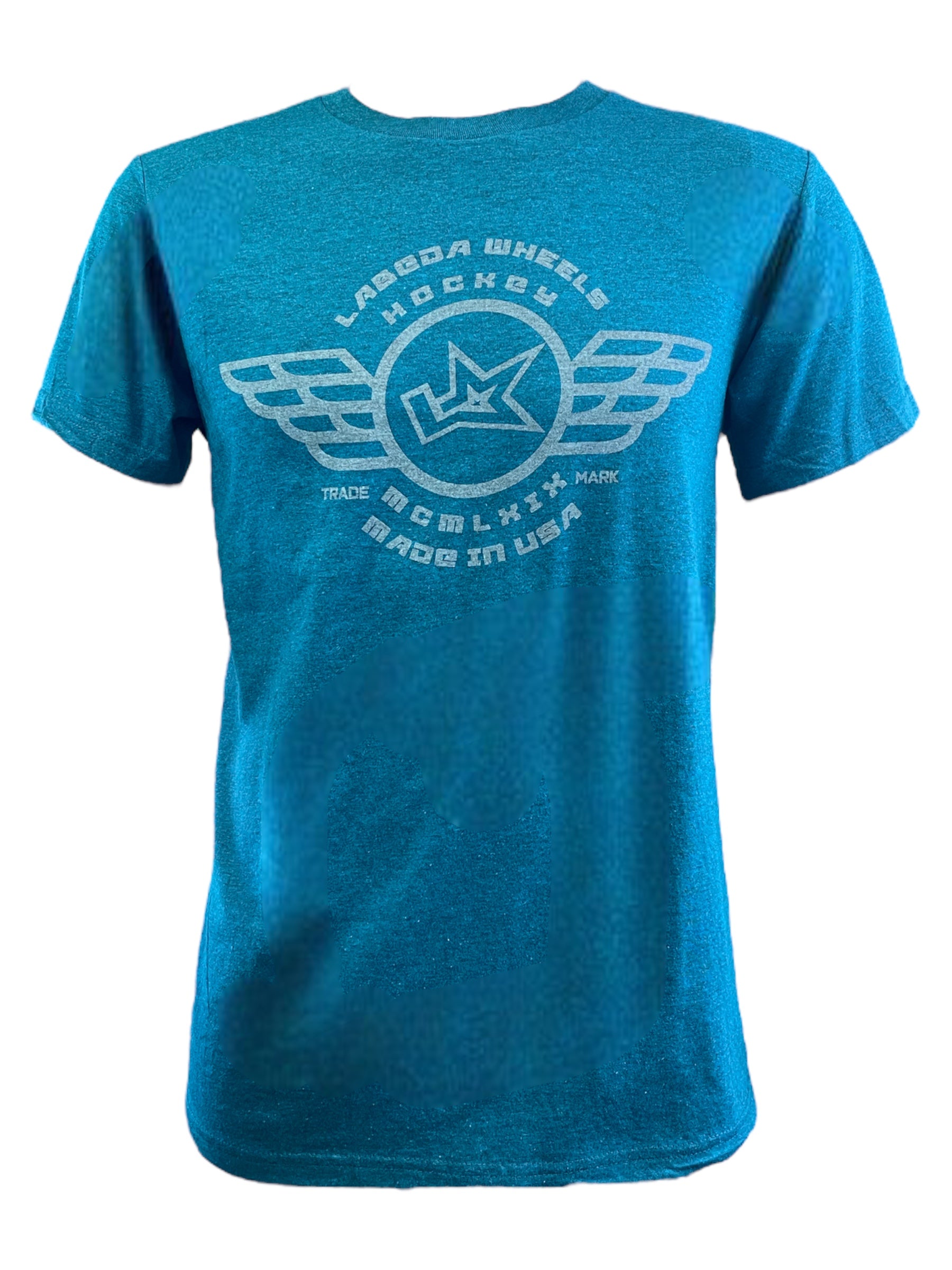 T-Shirt Labeda Wings Logo - Cyan – Labeda Wheels