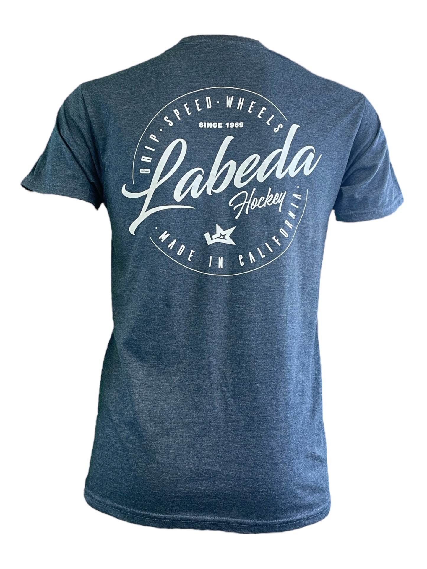 Labeda Hockey Script Logo T-Shirt - Navy