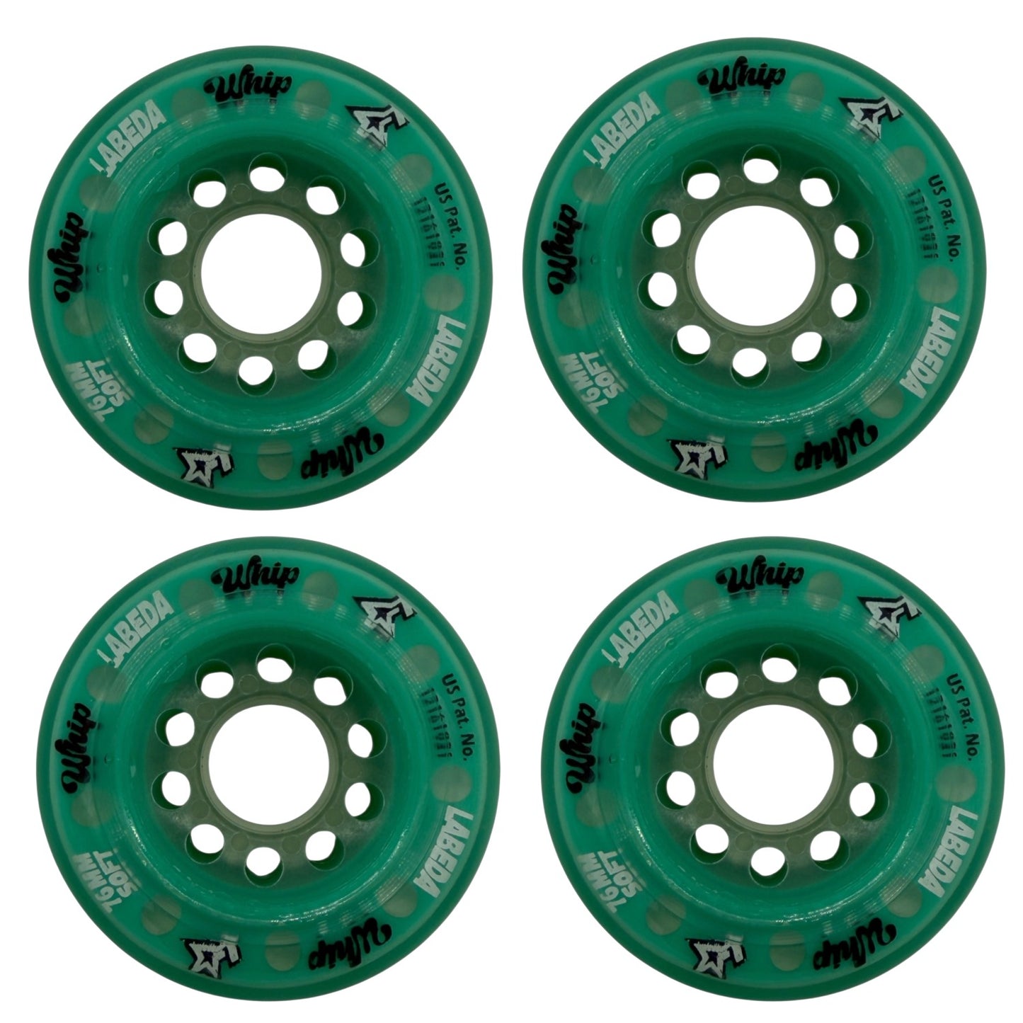 Labeda Whip X-Soft Roller Hockey Wheel – Teal
