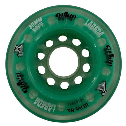 Labeda Whip X-Soft Roller Hockey Wheel – Teal