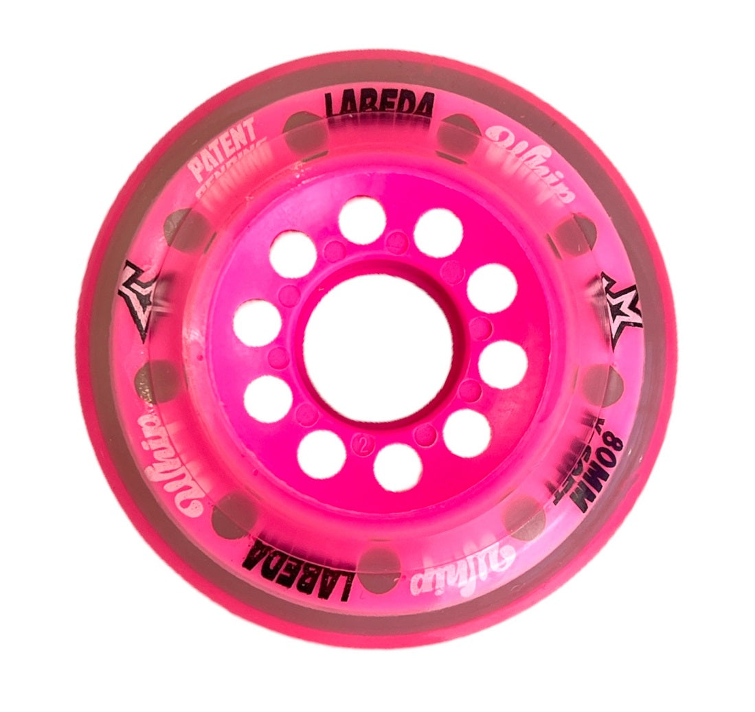Labeda Whip X-Soft Roller Hockey Wheel – Pink – Labeda Wheels