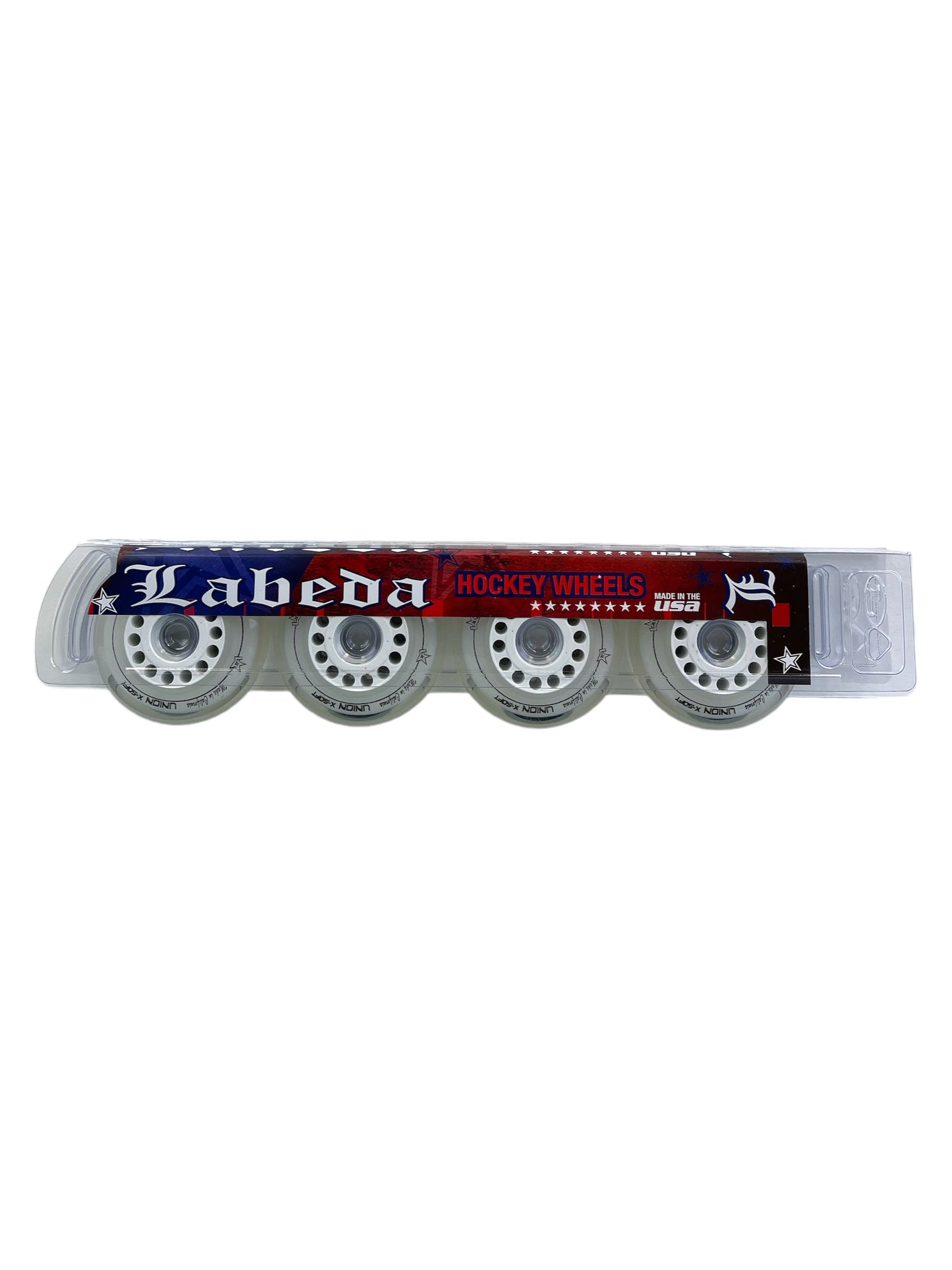 Labeda Roller Hockey Wheel Union X-Soft – White